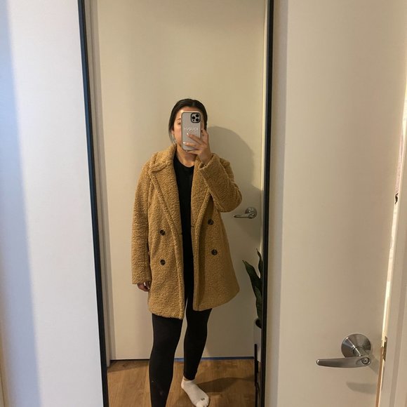 Kenzie Teddy Jacket Double Breasted - Picture 9 of 9